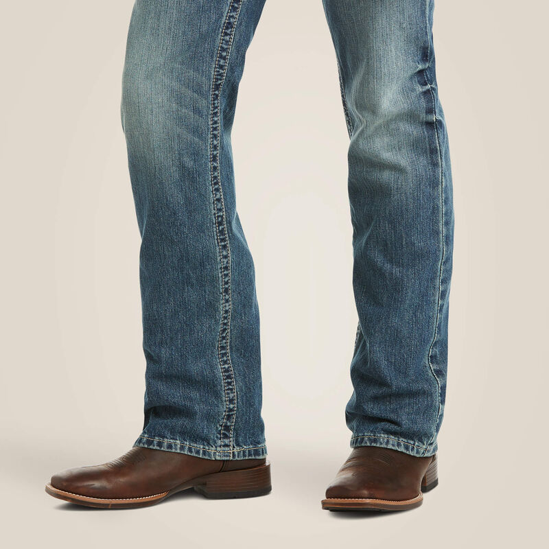 Mens Ariat M5 Slim Gambler Stackable Straight Leg Jeans