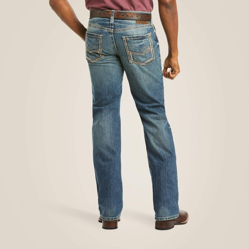 Mens Ariat M5 Slim Gambler Stackable Straight Leg Jeans