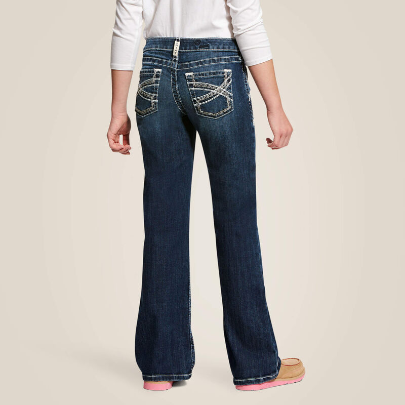 Ariat REAL Girls Bootcut Stretch Fit Entwined 10025984
