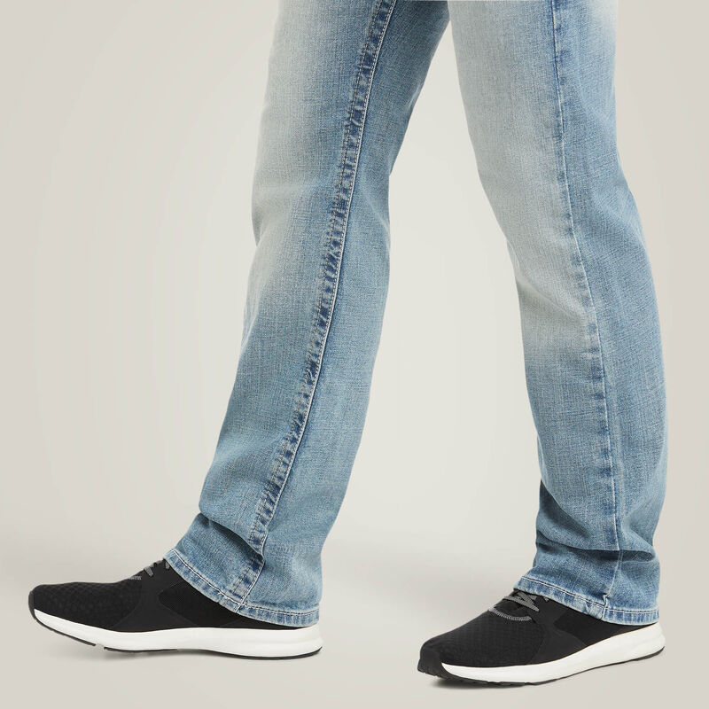 Ariat Men's M7 Shasta Light Wash Slim Fit Straight Leg Jeans 10031997