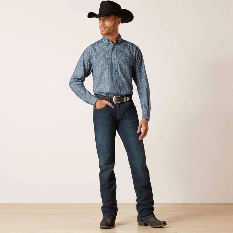 Ariat Mens Graham Clssc LS Shrt Blue 10046752