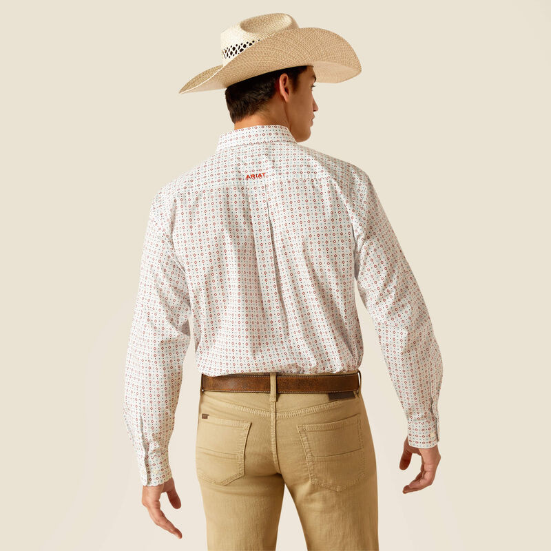 Ariat Mens Kade LS Shrt White 10048443