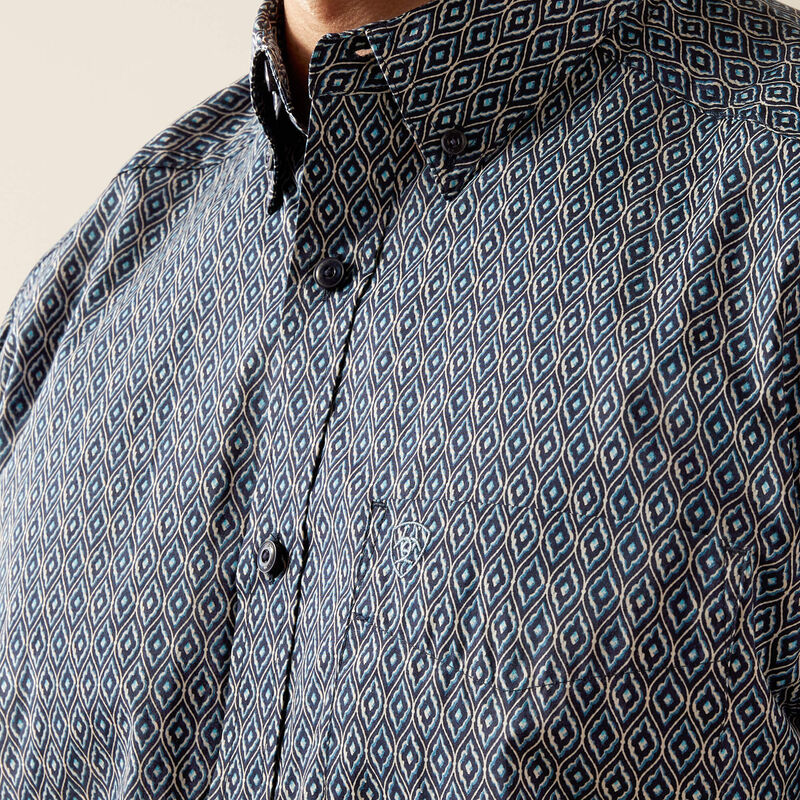 Ariat Men's Navy Colson Long Sleeve Shirt 10058765