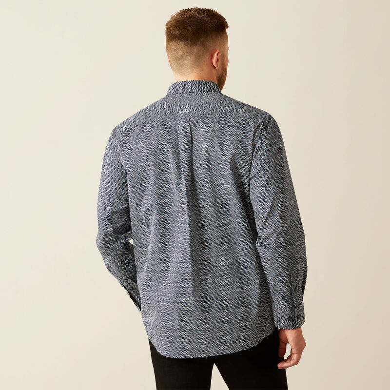 Ariat Men's Navy Colson Long Sleeve Shirt 10058765