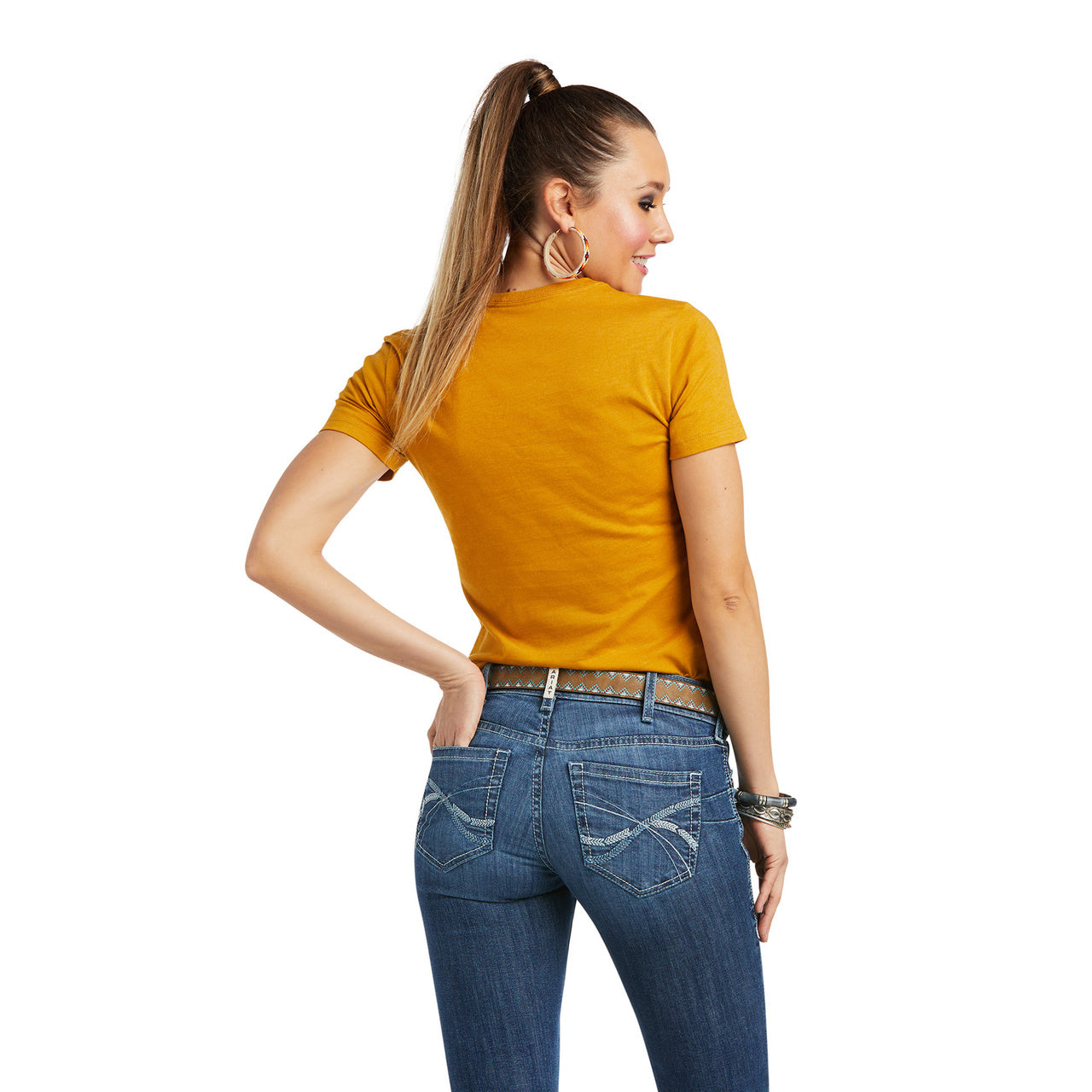 Ariat Women Farm Girl Short Sleeve Tee 10038633