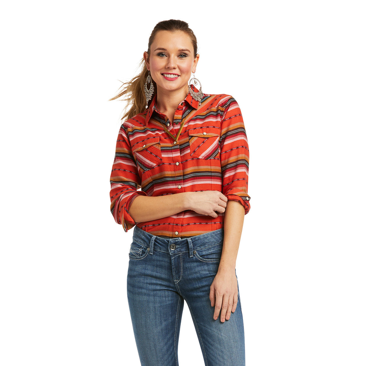 Ariat Women REAL Oasis Serape Shirt 10038064