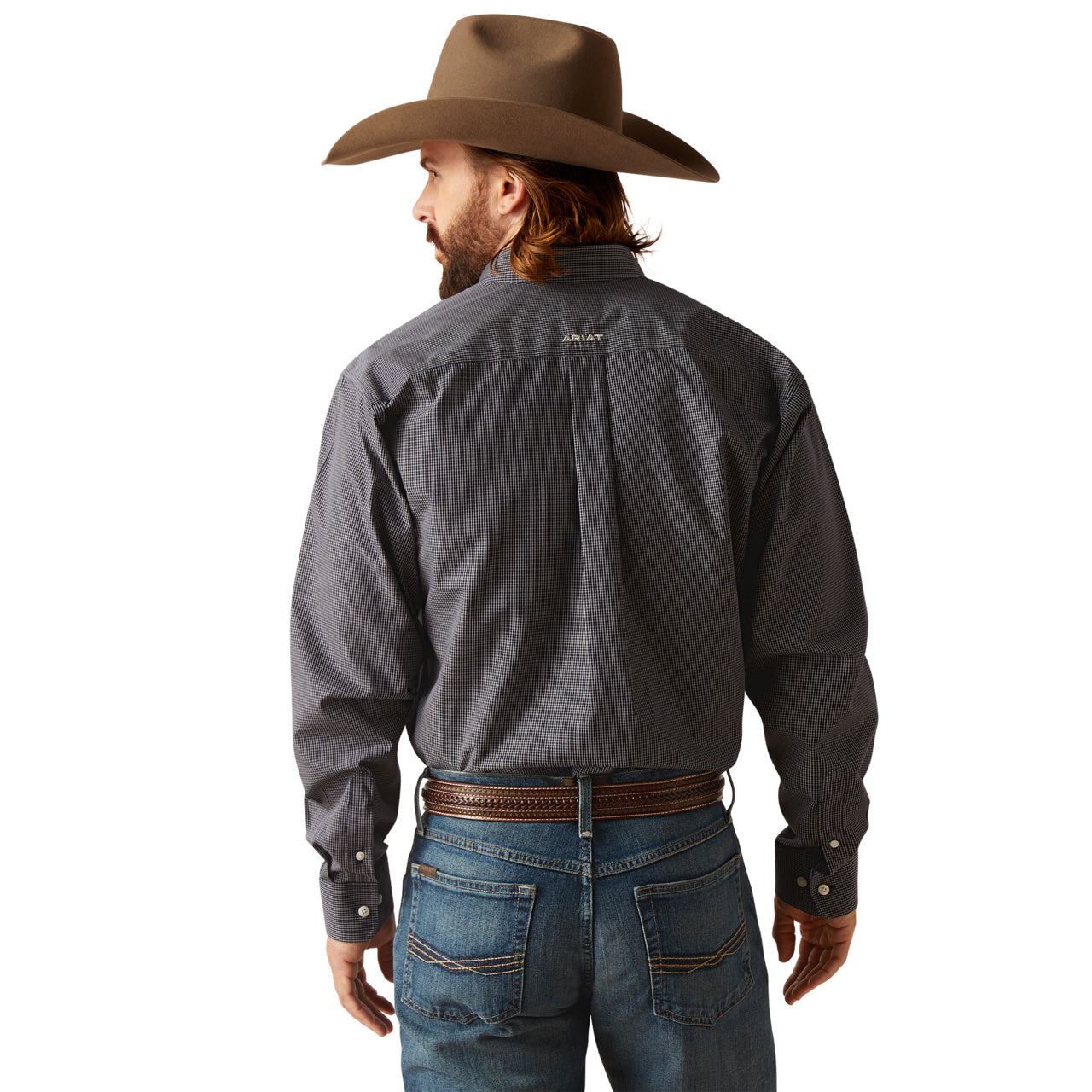 Ariat Men's Wrinkle Free Killian Classic Fit Shirt Indigo 10047205