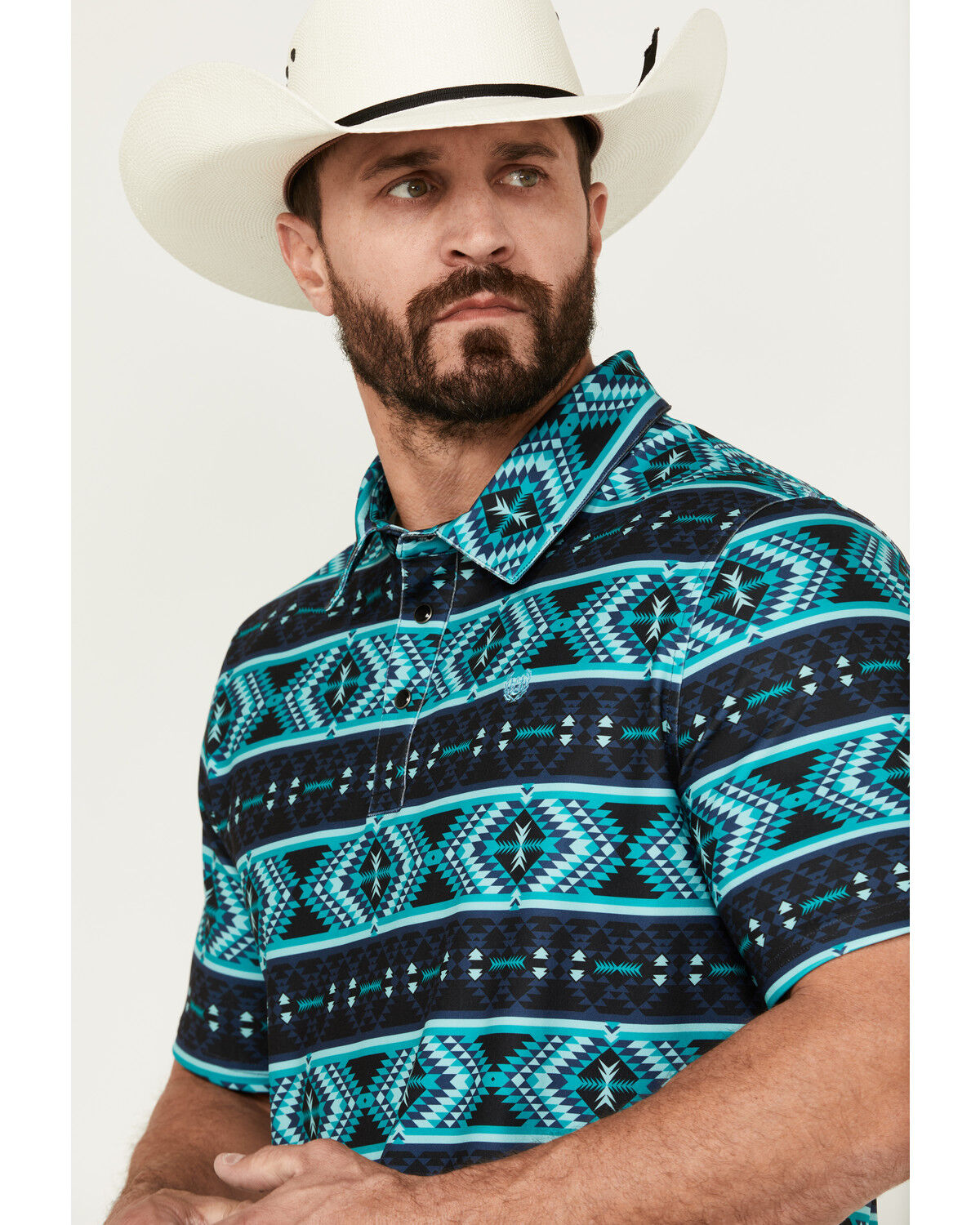 Panhandle Men's Polo Turquoise TM51T03517
