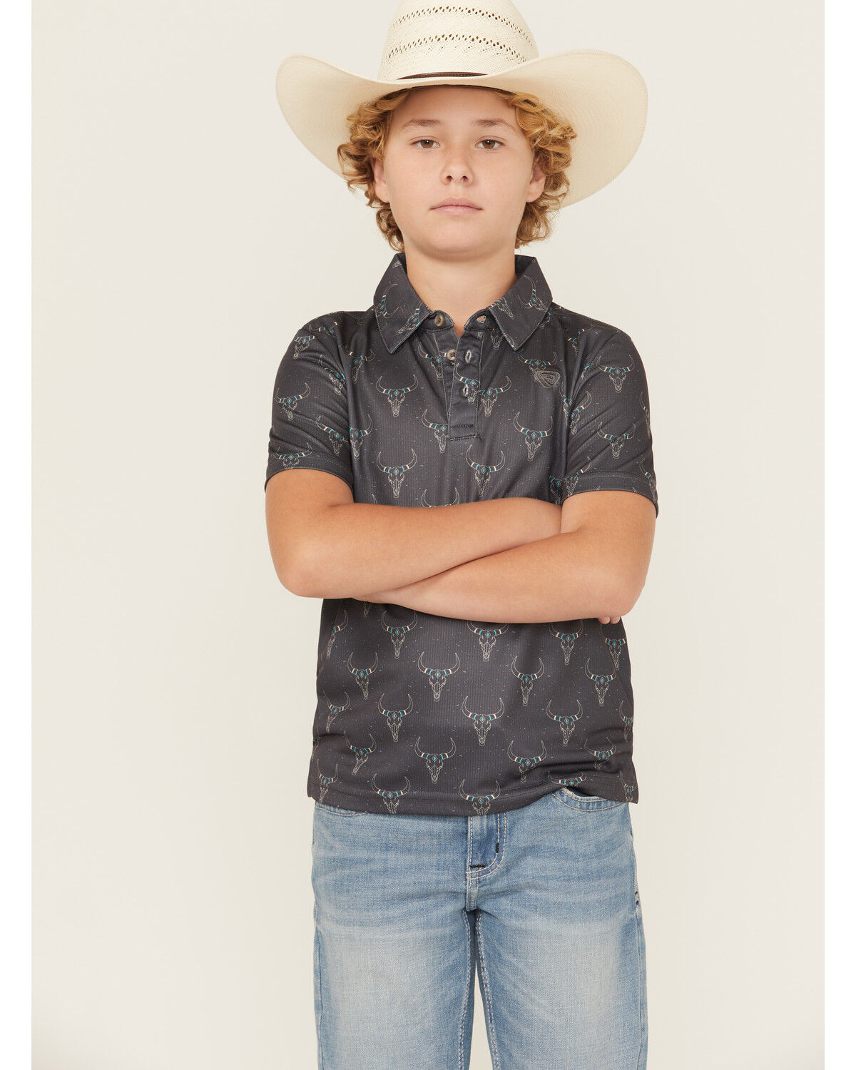 Rock & Roll Boys POLO RR LOGHORN PRINTED BB51T05990