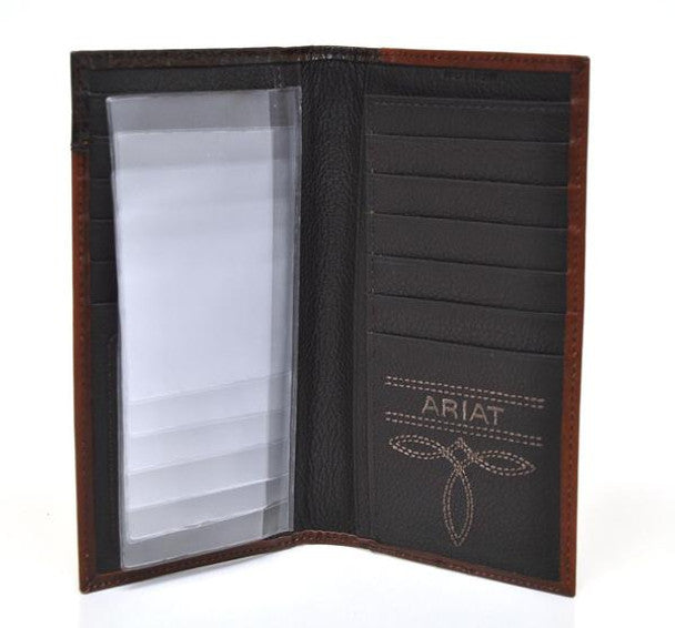 Ariat Gator Floral Rodeo Wallet / Checkbook Cover A3516208