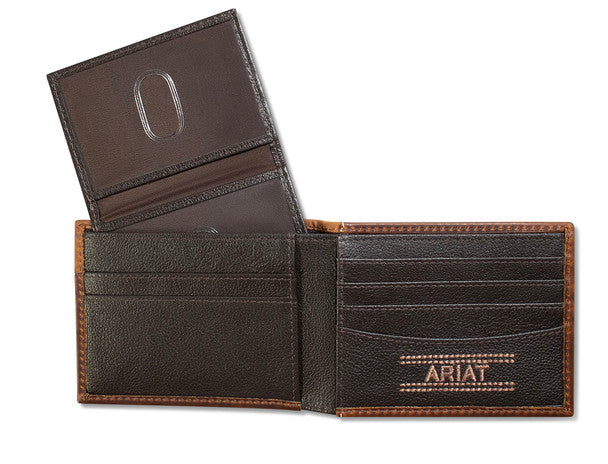 Ariat Bifold Pass Case Boot Stitch Wallet A3567102