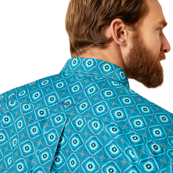 ARIAT FITTED BRUNO LANAI TURQUOISE - 10046194