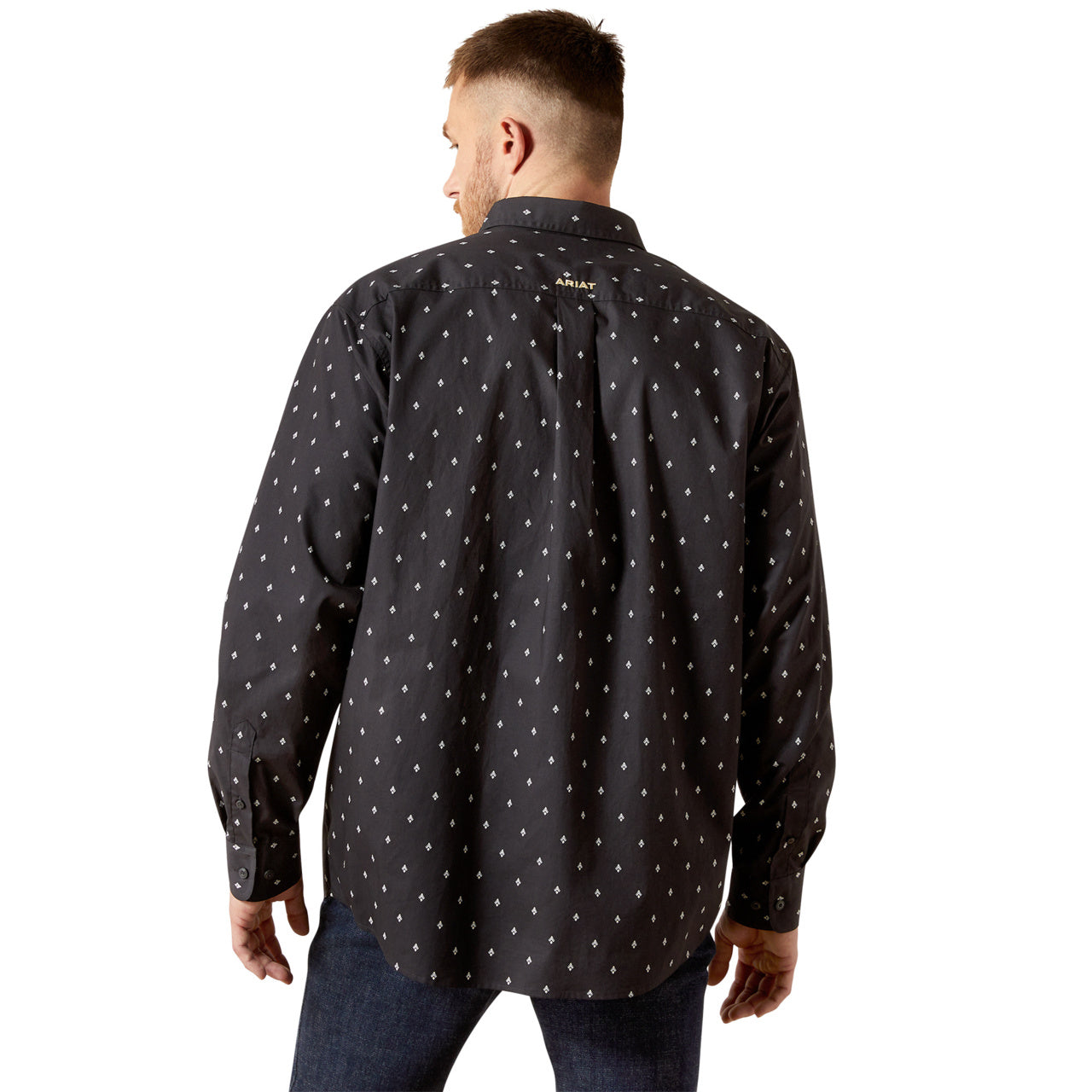 Ariat Men's Taylor Classic Fit Long Sleeve Shirt - Black Western Button-Up 10065856