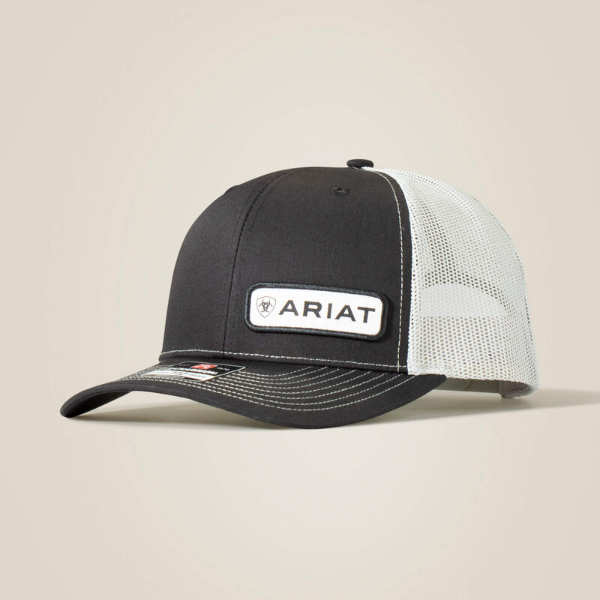 Ariat Men's Off Set Patch Cap Black One Size A300000501