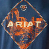 Ariat Men's Diamond Valley Space Blue T-Shirt 10054769