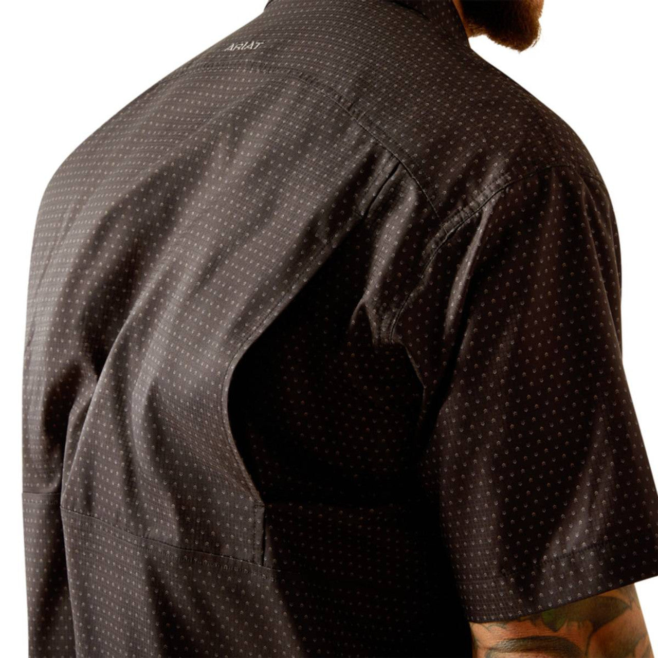 Ariat Men's Venttek Classic Fit Black Short Sleeve Shirt 10055252