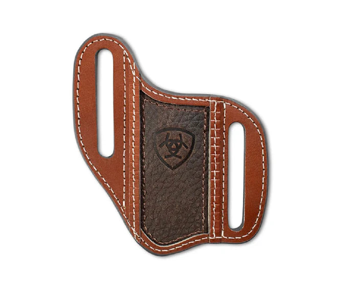 Ariat A1803402 Knife Sheath Leather Embossed Pancake Embossed Brown