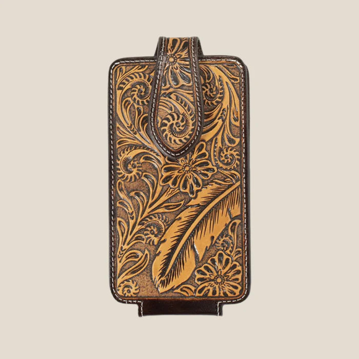 Ariat Floral and Feather Embossed Phone Case A0603802