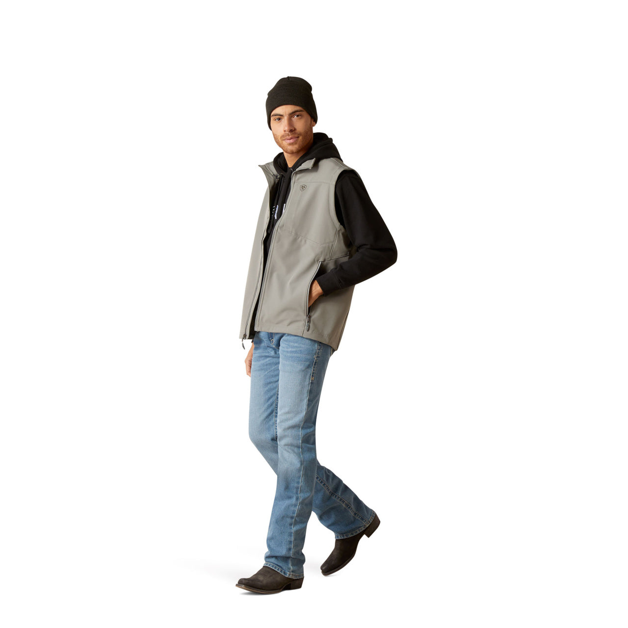 Ariat Logo 2.0 Softshell Vest Jetty Grey 10046612