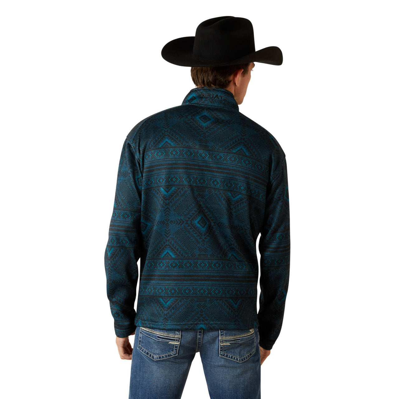Ariat Men's Caldwell Logo 1/4 Zip Sweater 10062621