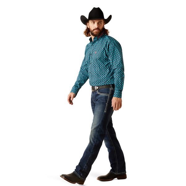 Ariat Men's Team Case Classic Fit Shirt Black 10047349