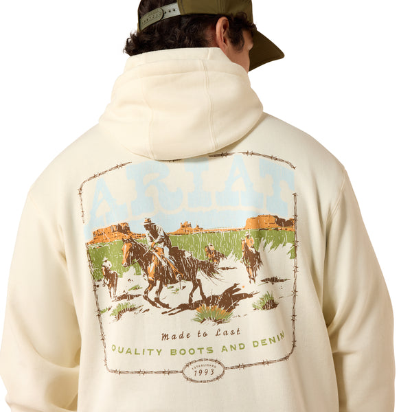 Ariat Men's Turtledove Pulp Western Hoodie 10079385