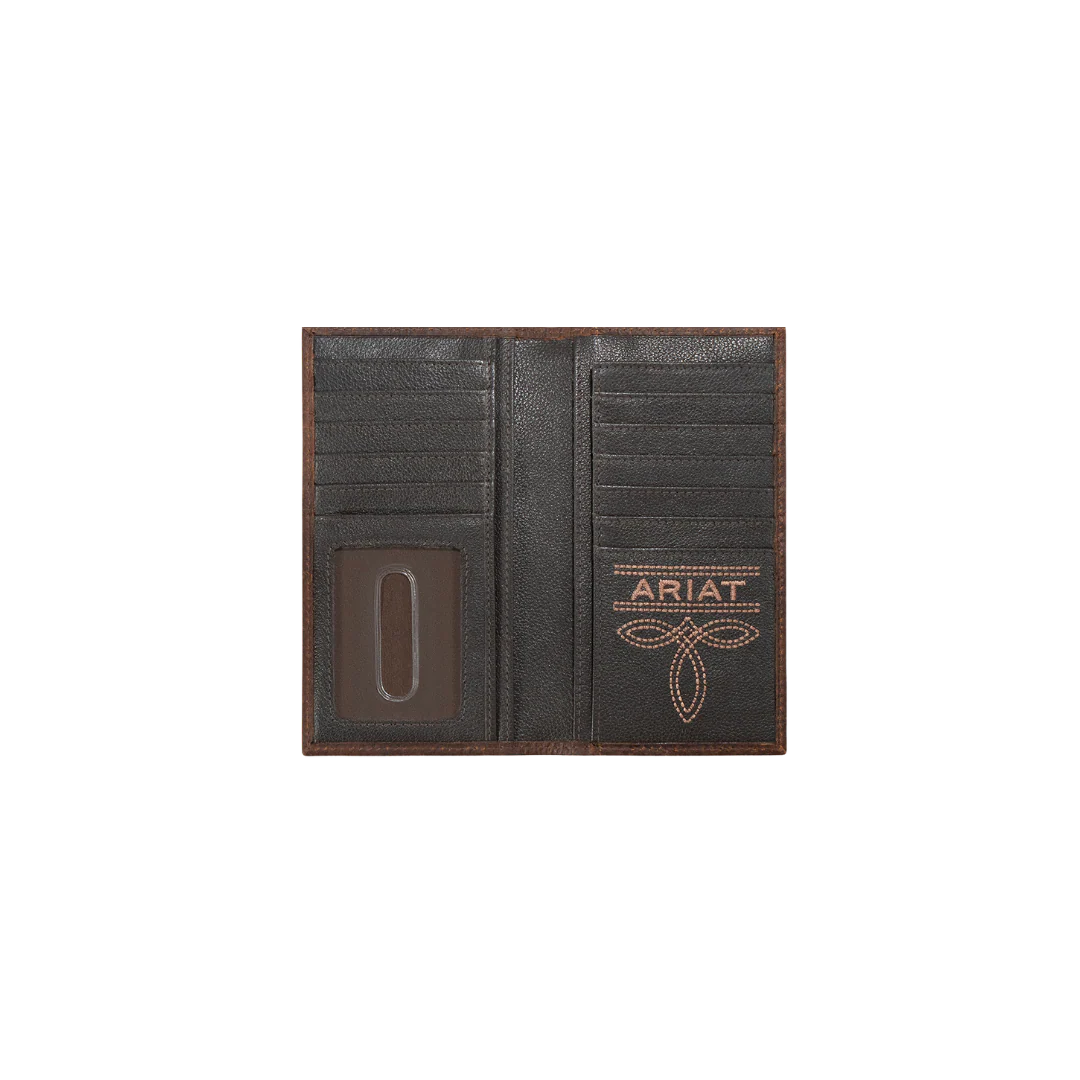 Ariat Mens Brown Rodeo Wallet A3563302