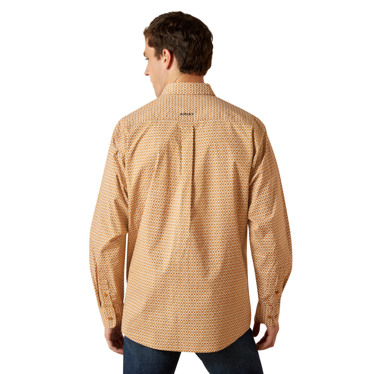 Ariat Mens Burnis Long Sleeve Shirt Tan 10062211