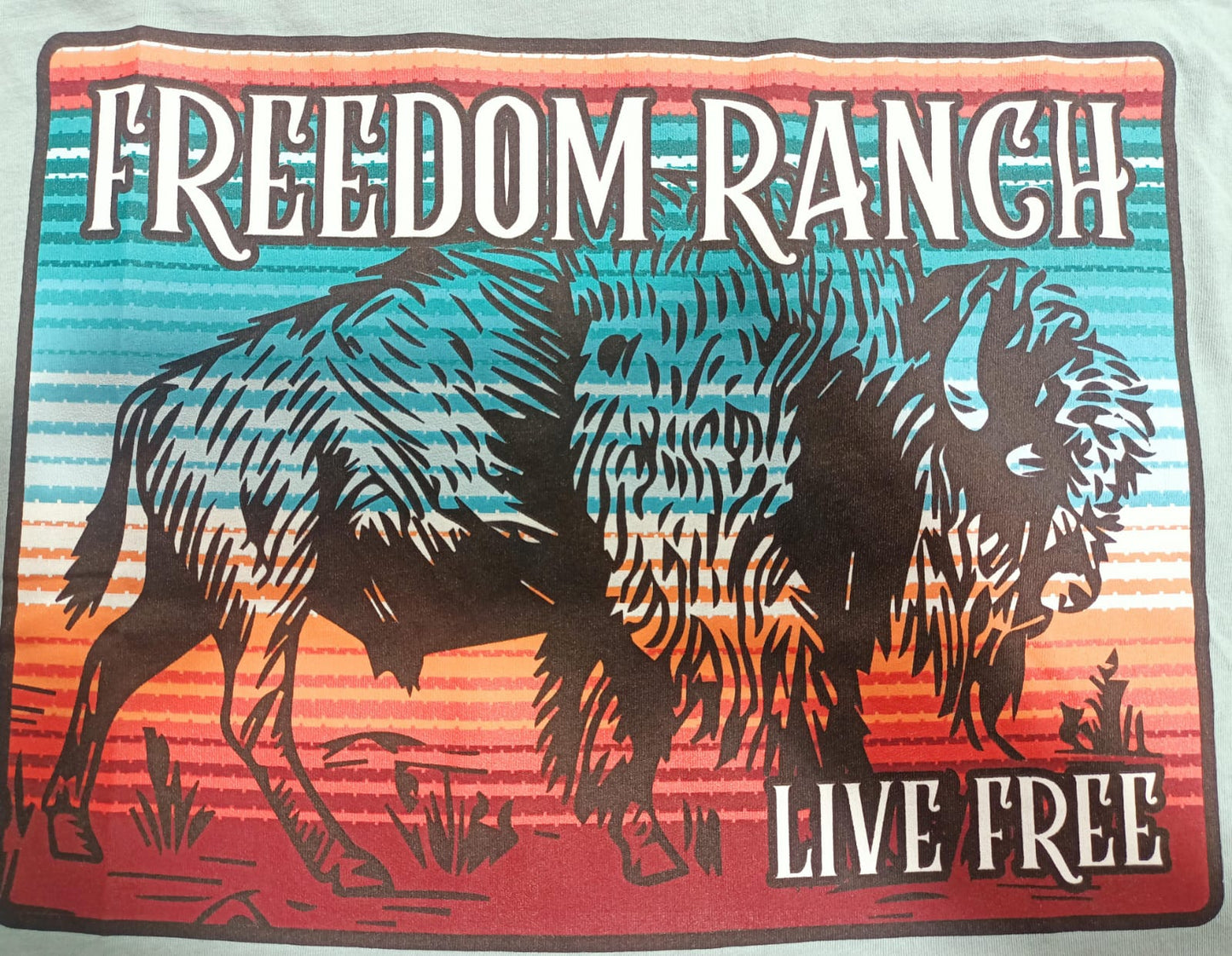Freedom Ranch FR237 Bison S/S Tee