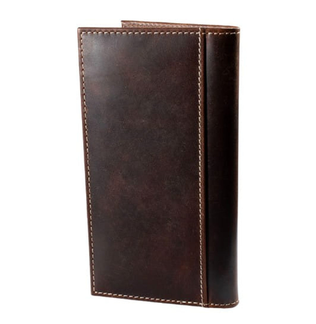 Ariat Mens Brown Leather Stitched Logo Rodeo Wallet A3566302