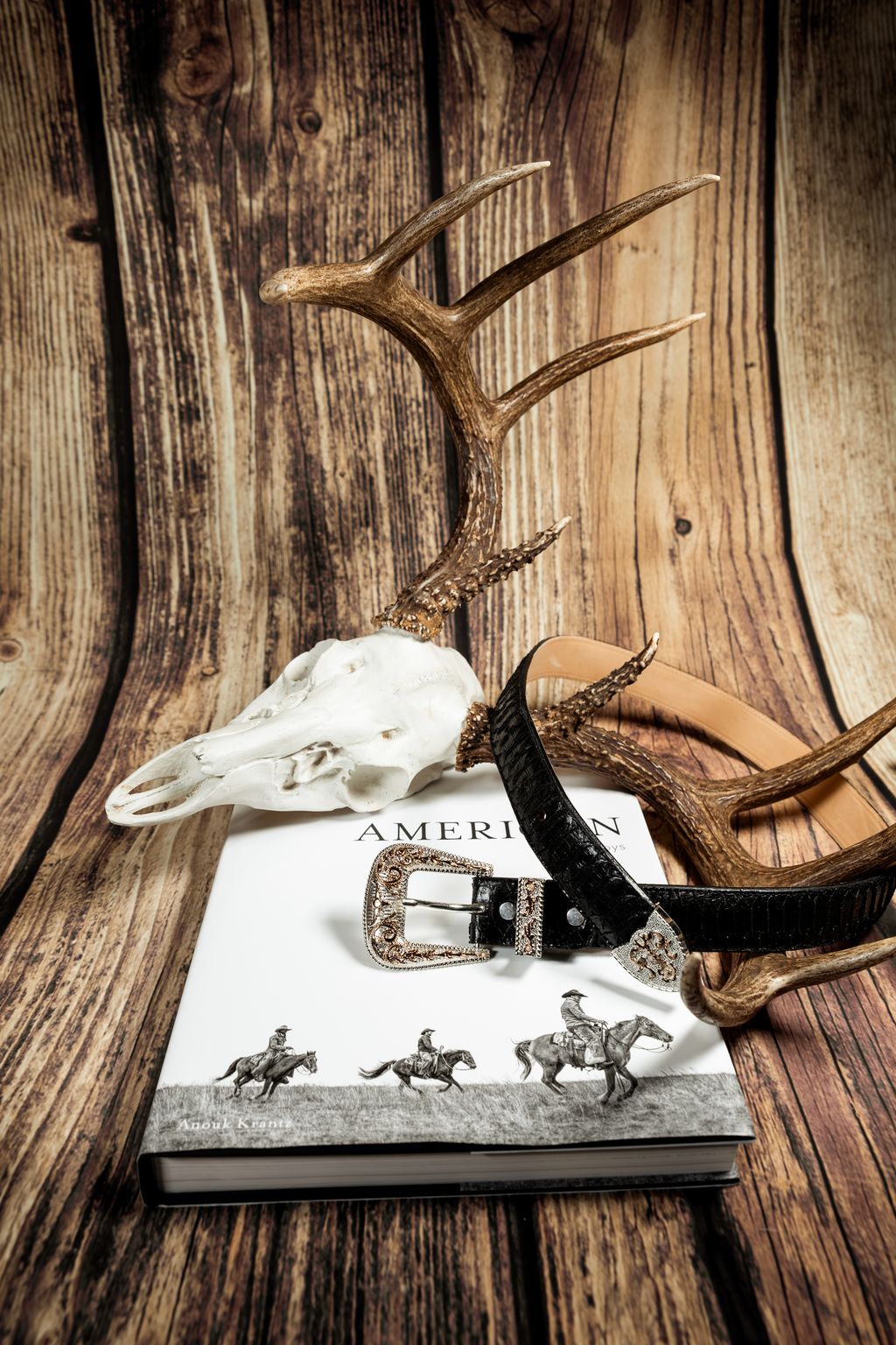 Cowboy City Men's Black Clone Python Belt