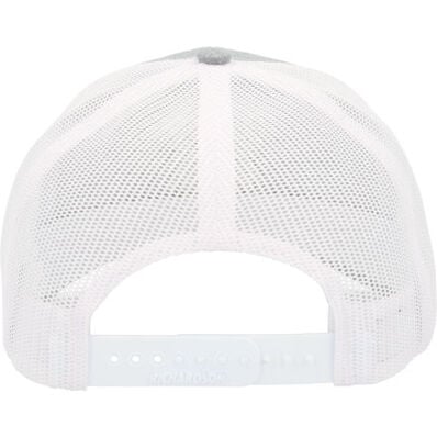 Durango Leather Logo Patch Ball Cap Grey/White Mesh