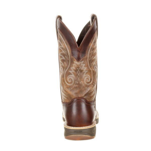 Durango Men’s Ultra-Lite 12″ Square Toe WP Western Boot- Brown- DDB0137