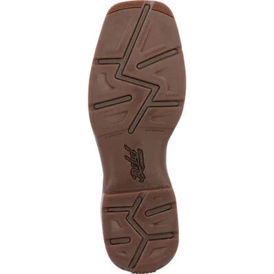 Rebel by Durango Burnished Pecan Fire Brick Western Boot 12" WSTRN Medium DDB0391