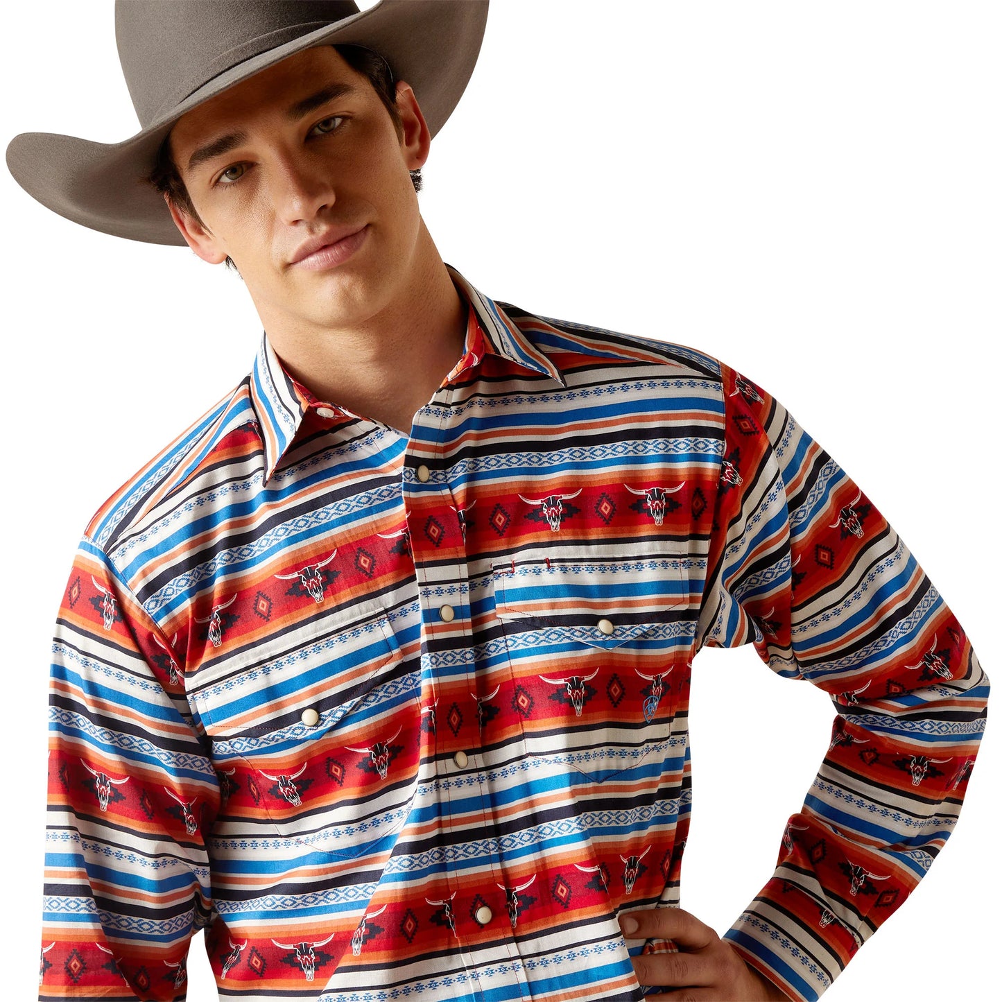 Ariat Mens Pratt Snap Long Sleeve Sandshell 10047161