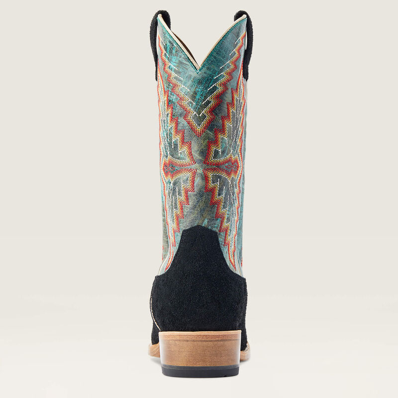 Ariat Mens Futurity Showman Cowboy Boot-Black Roughtout 10044498