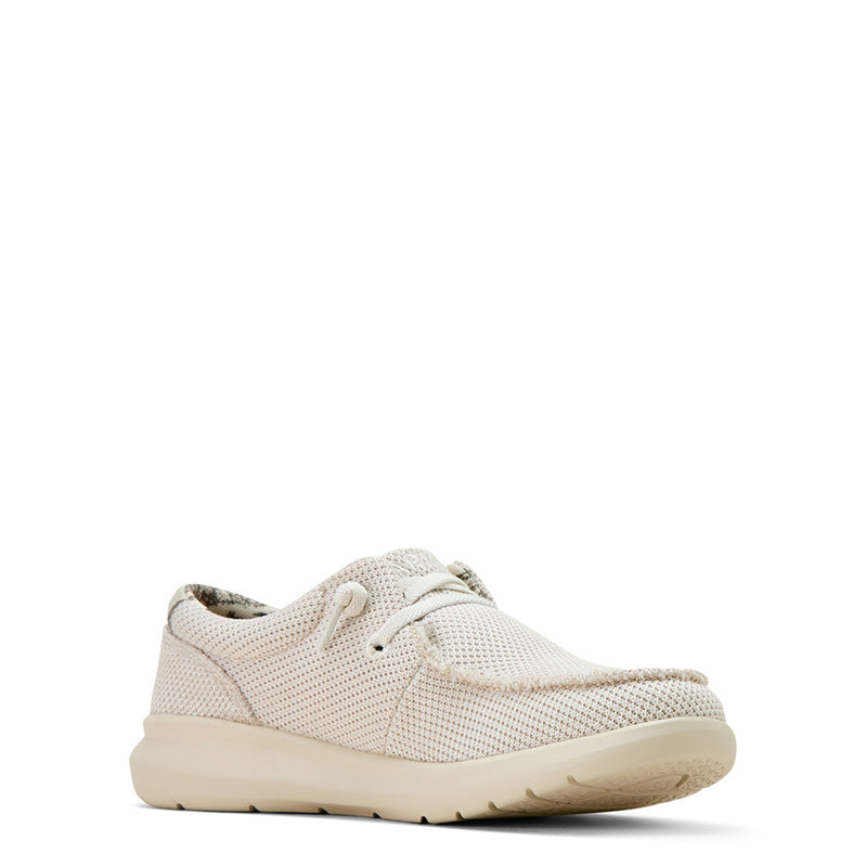 Ladies Hilo Cream Mesh Casual Shoe