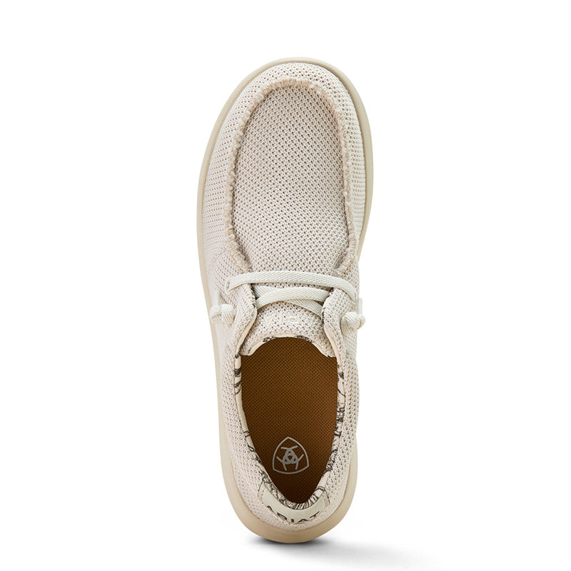 Ladies Hilo Cream Mesh Casual Shoe