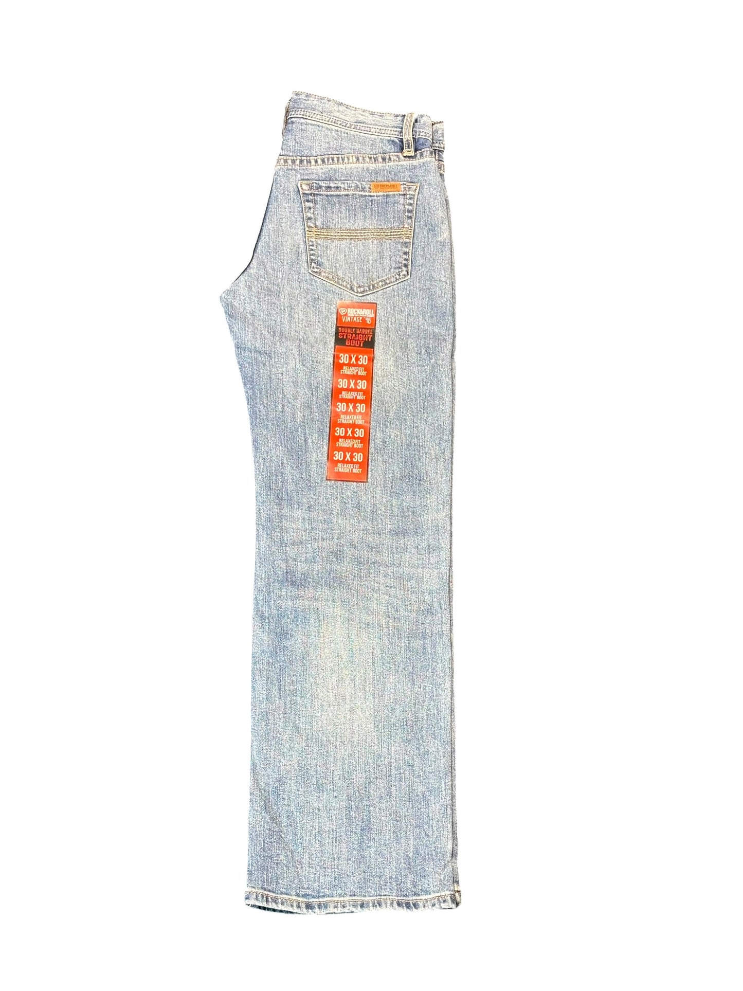 MEN'S ROCK AND ROLL DENIM Vintage '46 Slim Fit Straight Leg Jeans VM0SD10237