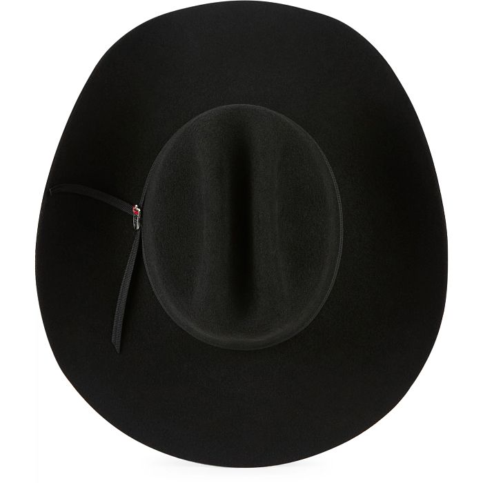 Justin 2X Roper Black Flet Hat