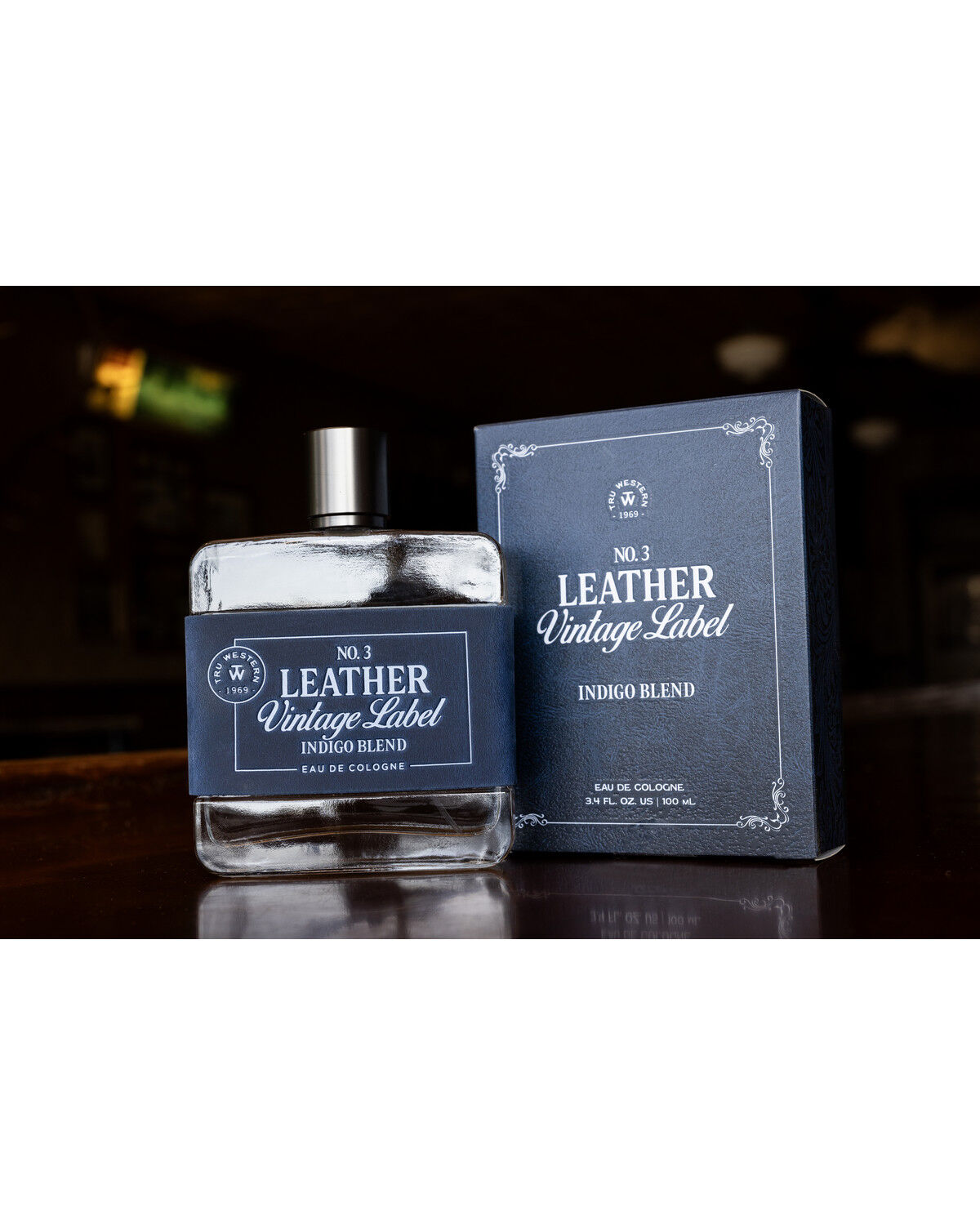 Leather Vintage Label Indigo Blend No. 3 100 ml /3.4 fl oz