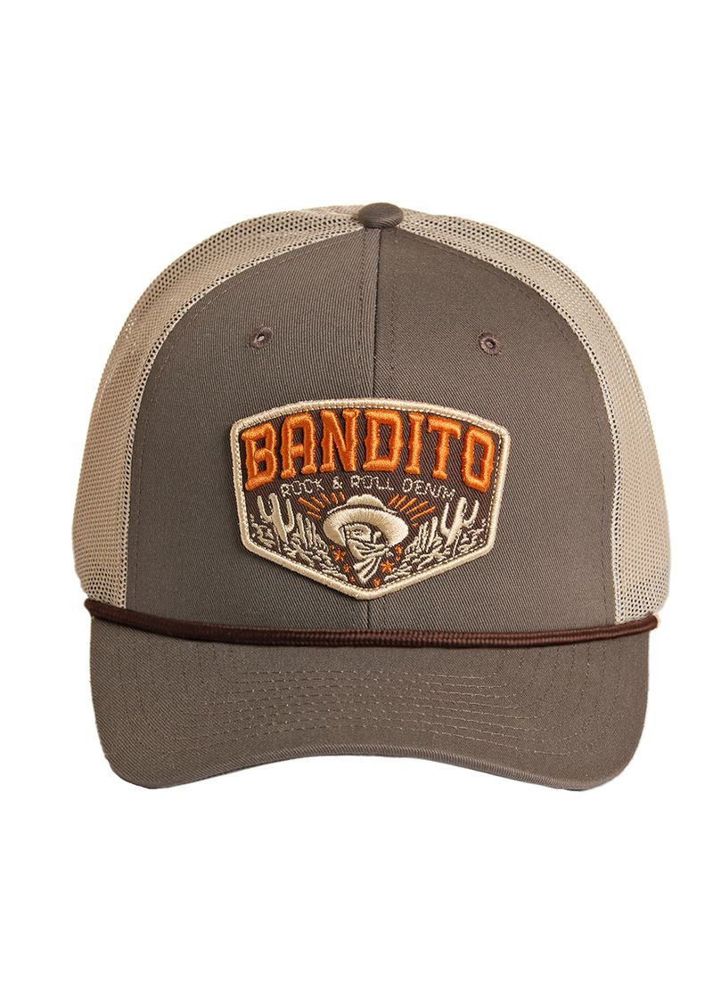 Rock & Roll Brown Bandito Patch Cap BU40X09134