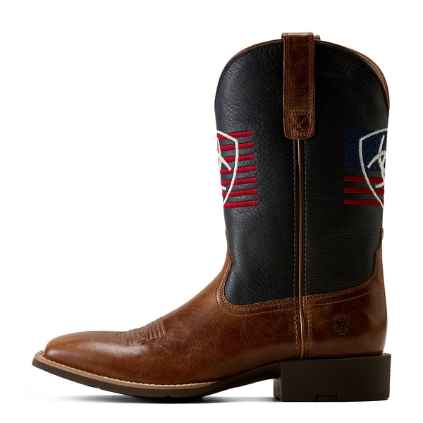 Ariat Men's Sport Freedom Dark Tan/Nightfall Navy 10080397