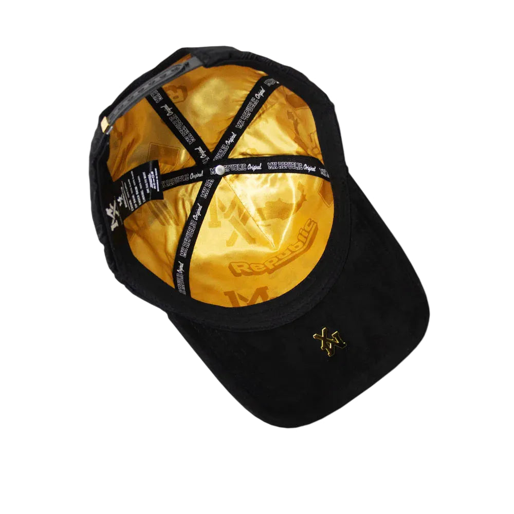 MX GOLD BLACK DIAMONDS MX PREMIUM SNAPBACK CAP MX5006