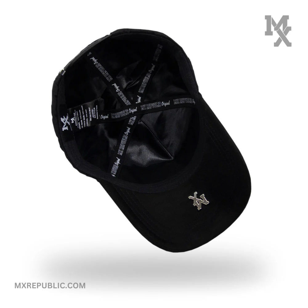 MX BLACK MEXICAN EAGLE MX PREMIUM SNAPBACK CAP MX5004