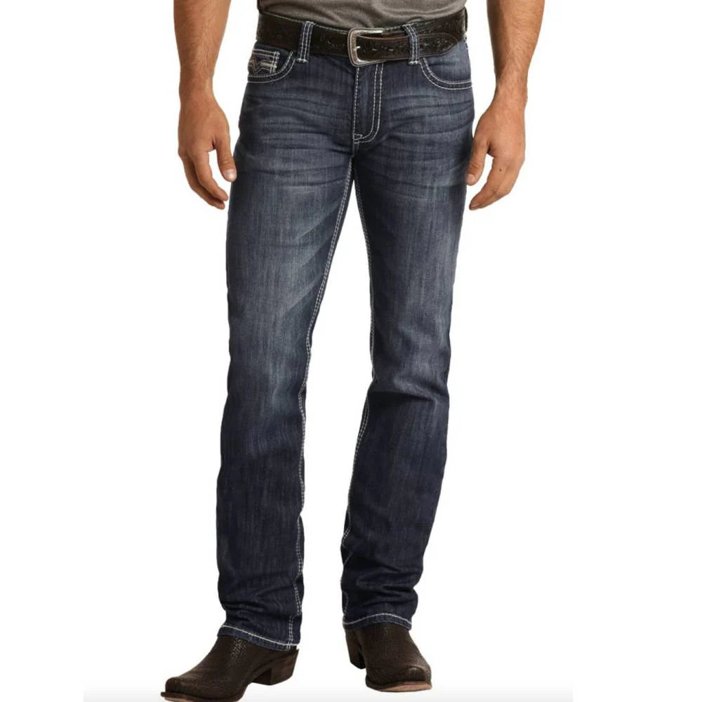 Rock & Roll Denim Men's Revolver Slim Jean BM1RD03674