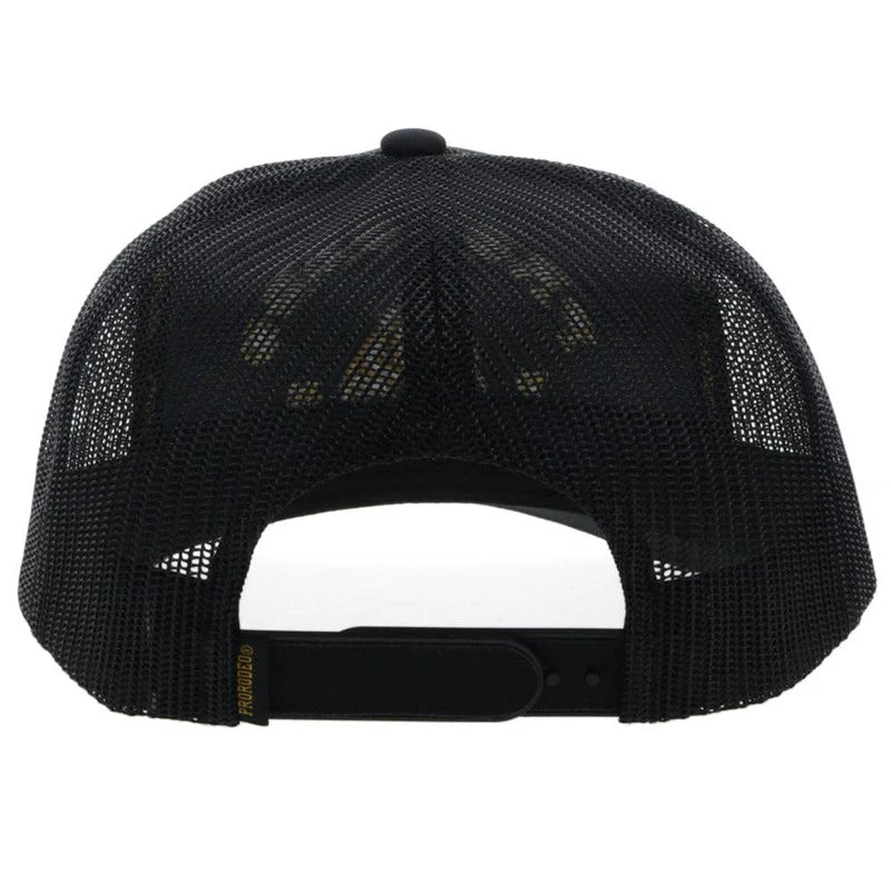 Hooey PRCA Black W/Gold Logo 2263T-BK