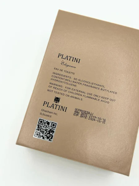 Platini Elegance Eau de Parfum Pour Femme – Perfume 3.4 Oz