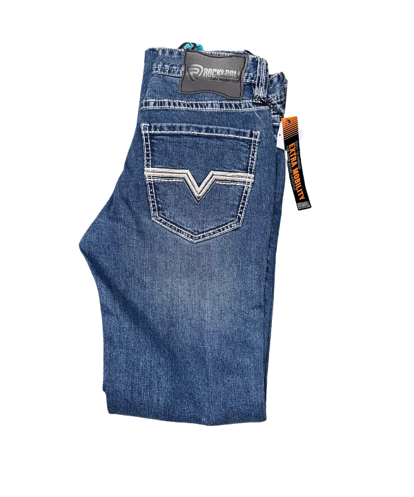 Rock & Roll Demin Revolver Straight RRMD1RR0LM