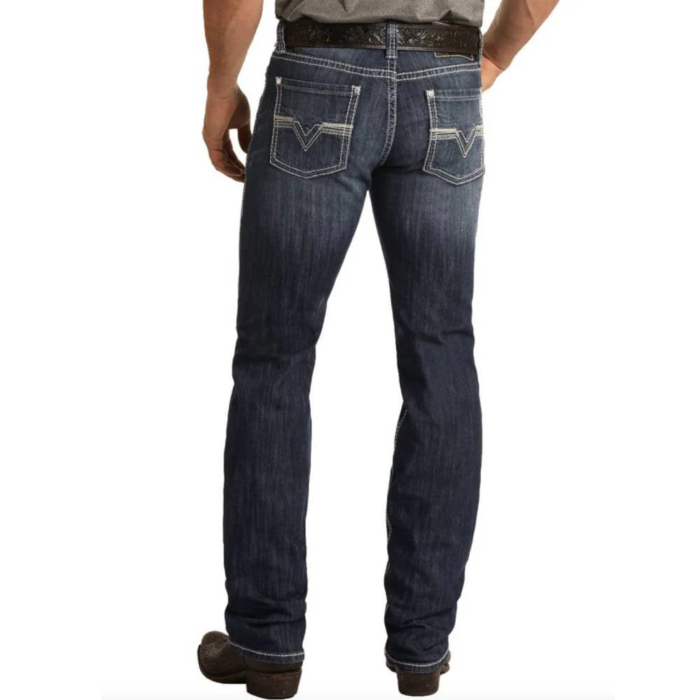 Rock & Roll Denim Men's Revolver Slim Jean BM1RD03674